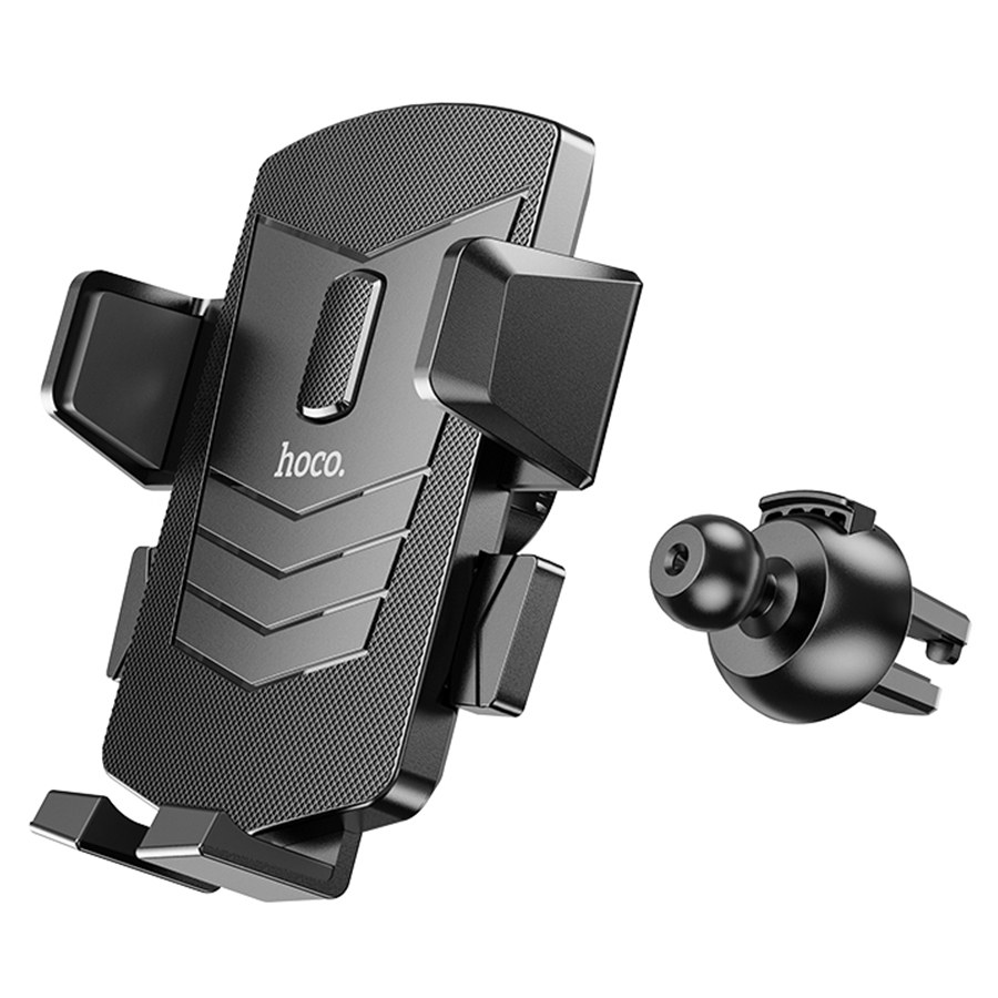 Автомобильный держатель HOCO CA86 Davy, зажимной, на воздуховод, черный фото