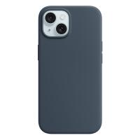Чехол Silicone Case with MagSafe и Анимация цвета для iPhone 15 6.1", темно-синий Storm Blue (3) фото
