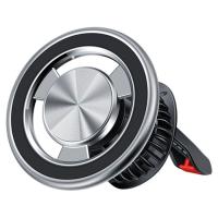 Автомобильный держатель JMARY MH-77, магнитный, на воздуховод, черный фото