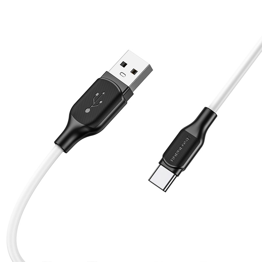 Кабель USB BOROFONE BX42 Encore USB - Type-C, 3A, 1 м, белый оптом недорого с доставкой Кабель USB BOROFONE BX42 Encore USB - Type-C, 3A, 1 м, белый фото