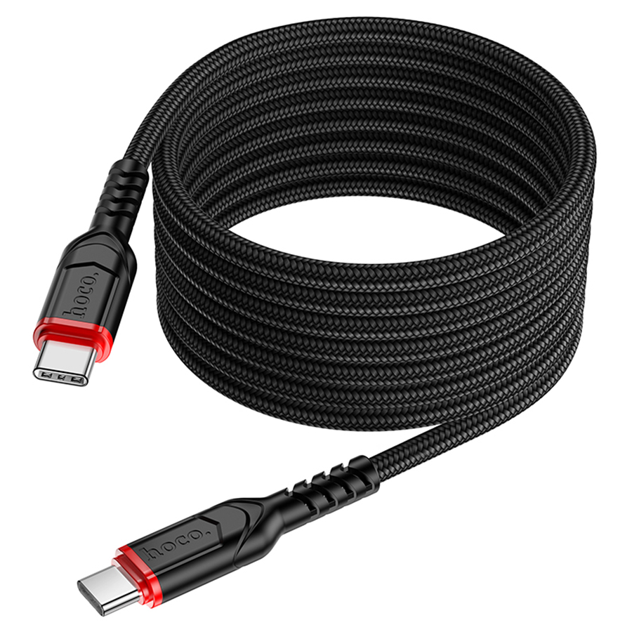 Кабель USB-C HOCO X59 Victory Type-C - Type-C, 3A, 60W, 2 м, черный оптом недорого с доставкой Кабель USB-C HOCO X59 Victory Type-C - Type-C, 3A, 60W, 2 м, черный фото
