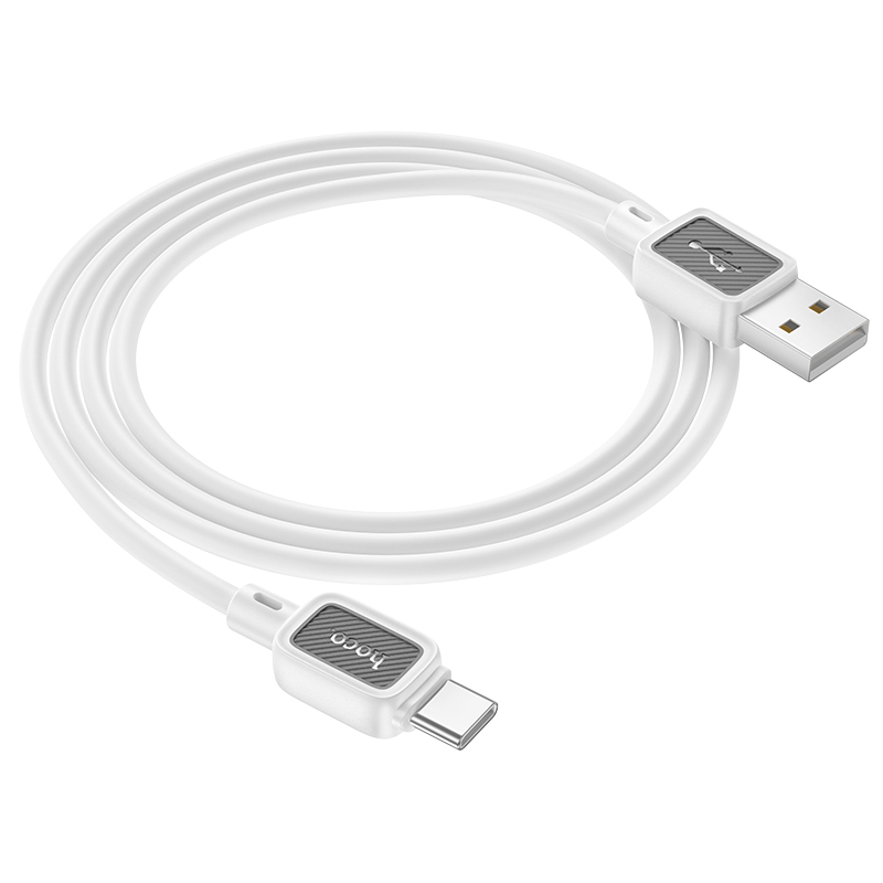 Кабель USB HOCO X108 Benefit USB - Type-C, 3A, 1 м, белый фото