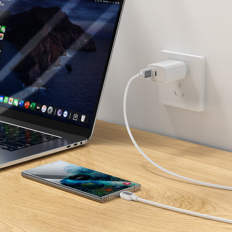 Кабель USB HOCO X108 Benefit USB - Type-C, 3A, 1 м, белый фото