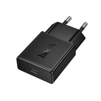 Сетевое зарядное устройство HOCO N72 Speed 1xUSB-C, 20W, черный фото