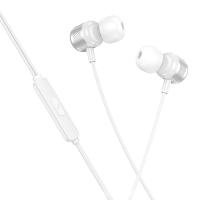 Проводные наушники BOROFONE BM93 Platino, Jack 3.5mm, 1.2 м, серебристый фото