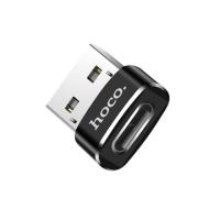 Переходник/Адаптер HOCO UA6 USB (m) - Type-C (f), черный фото