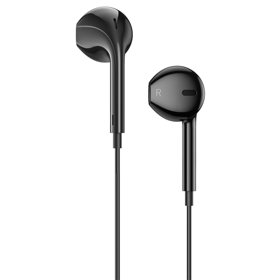 Проводные наушники HOCO M111 Primero, Lightning, 1.2 м, черный фото