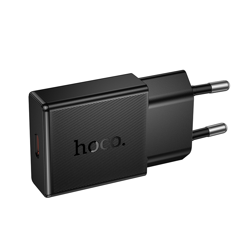 Сетевое зарядное устройство HOCO N72 Speed 1xUSB-C, 20W, черный фото