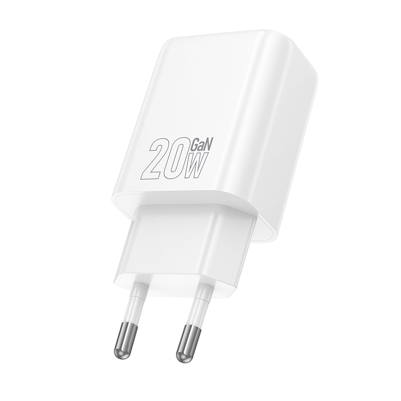 Сетевое зарядное устройство HOCO N60 Gentle 1xUSB-C, 20W, белый фото