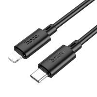 Кабель USB-C HOCO X88 Gratified Type-C - Lightning, 20W, 2 м, черный фото