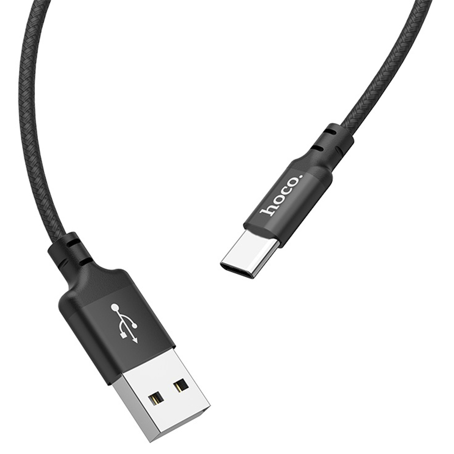 Кабель USB HOCO X14 Times speed USB - Type-C, 2А, 2 м, черный фото