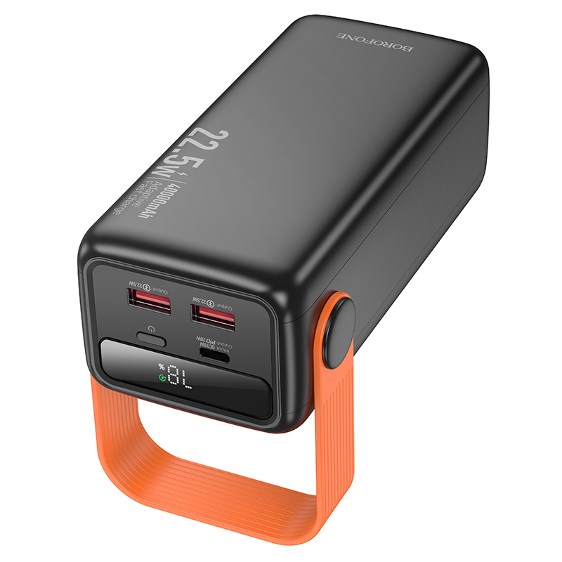 Портативный аккумулятор BOROFONE BJ66 Magnifico, 22.5W, 40000 мА⋅ч, черный фото