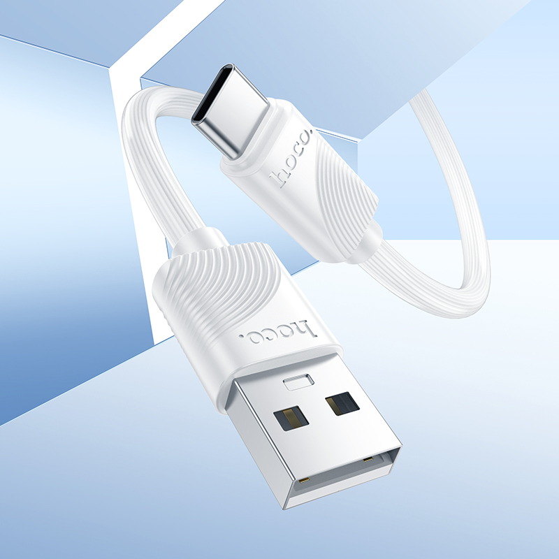 Кабель USB HOCO X114 Energy USB - Type-C, 3A, 1 м, белый фото
