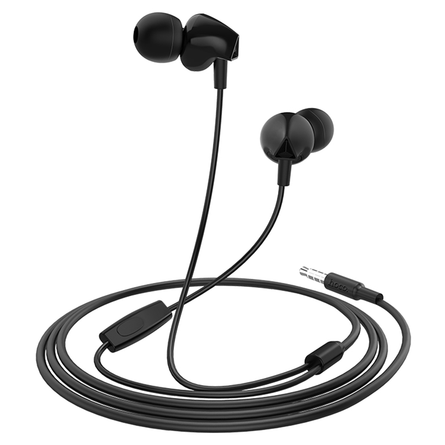 Проводные наушники HOCO M60 Perfect, Jack 3.5mm, 1.2 м, черный фото