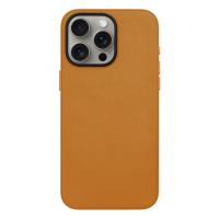 Чехол Leather Case KZDOO Noble Collection для iPhone 15 Pro 6.1", оранжевый (2) фото