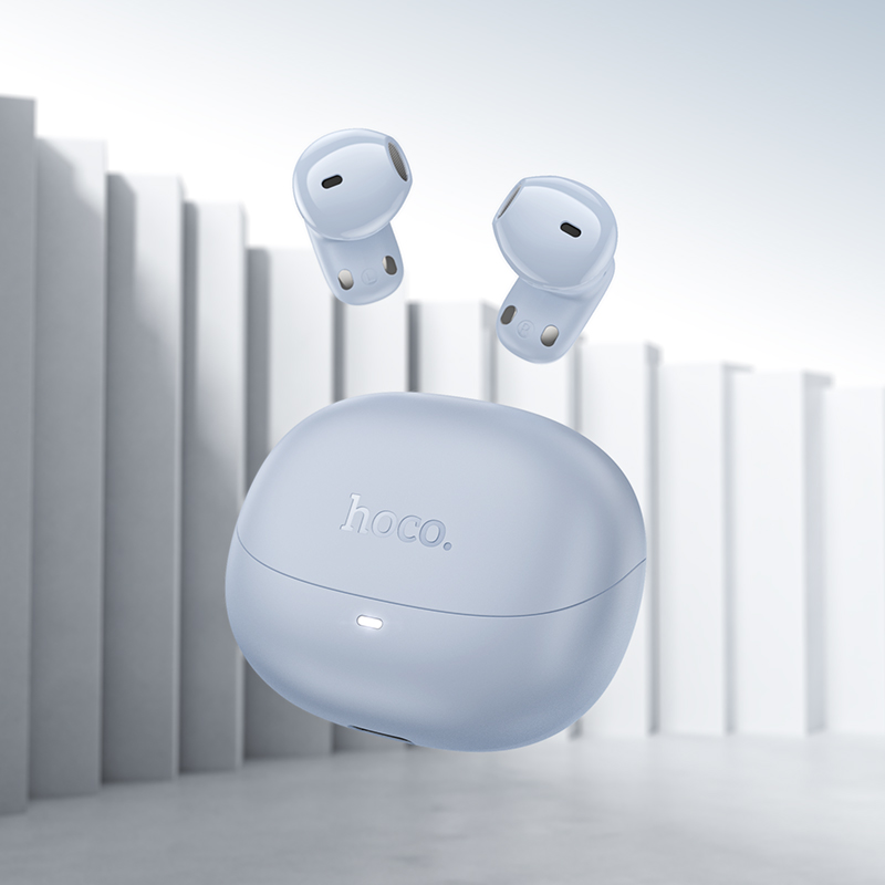 Беспроводные наушники TWS HOCO EQ25 Unimpeded, Bluetooth 5.4, синий фото