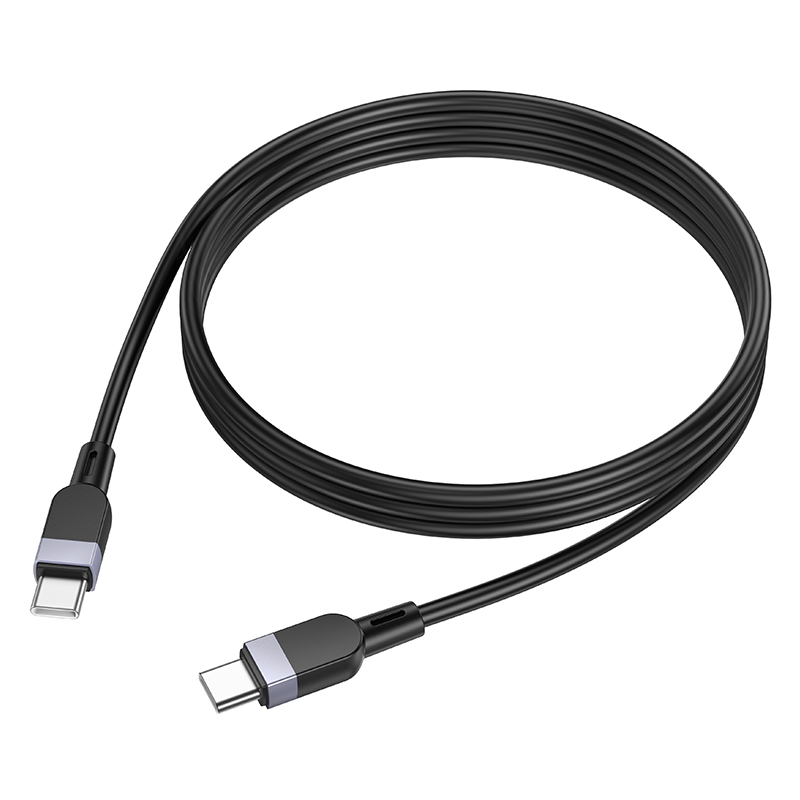 Кабель USB-C HOCO X109 Energy  Type-C - Type-C, 3A, 60W, 1 м, черный фото