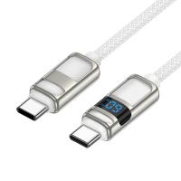 Кабель USB-C HOCO U137 Line Type-C - Type-C, 3A, 60W, 1.2 м, белый фото
