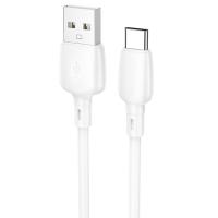 Кабель USB BOROFONE BX93 Super power USB - Type-C, 3A, 27W, 1 м, белый оптом недорого с доставкой Кабель USB BOROFONE BX93 Super power USB - Type-C, 3A, 27W, 1 м, белый фото