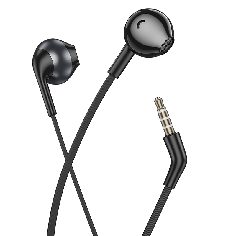 Проводные наушники HOCO M115 Sagacious, Jack 3.5mm, 1.2 м, черный фото