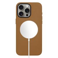 Чехол Leather Case with MagSafe KZDOO Mag Noble Collection для iPhone 15 Pro 6.1", коричневый (3) фото