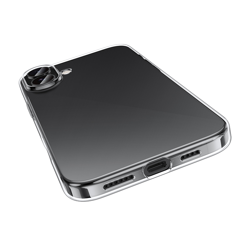 Чехол HOCO TPU Light Series для iPhone 16 (6.1"), прозрачный фото
