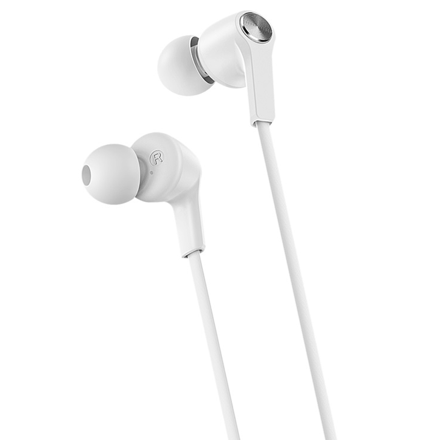 Проводные наушники BOROFONE BM37 Noble, Jack 3.5mm, 1.2 м, белый фото