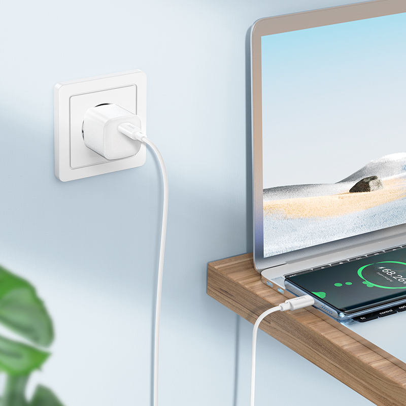 Кабель USB-C HOCO X88 Gratified Type-C - Type-C, 3A, 60W, 2 м, белый фото