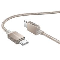 Кабель USB-C BOROFONE BX120 Placer Type-C - Type-C, 3A, 60W, 1 м, золотой фото