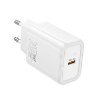 Сетевое зарядное устройство HOCO N60 Gentle 1xUSB-C, 20W, белый фото