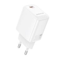 Сетевое зарядное устройство BOROFONE BN28 Fuente 1xUSB-C, 30W, белый фото