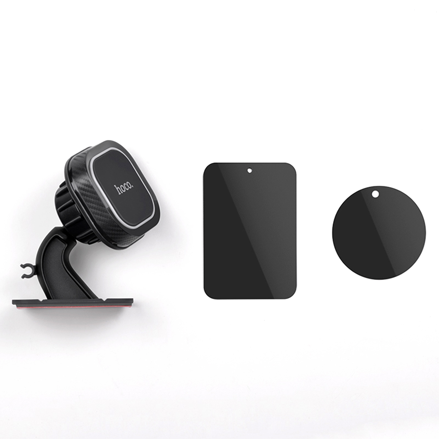 Автомобильный держатель HOCO CA53 Intelligent, магнитный, на приборную панель, черный+серый фото