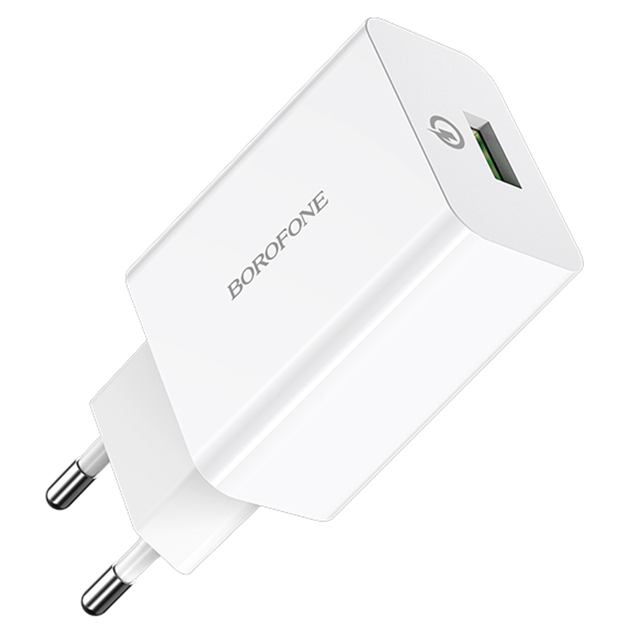 Сетевое зарядное устройство BOROFONE BA21A Long journey 1xUSB, 3A, 18W, белый фото