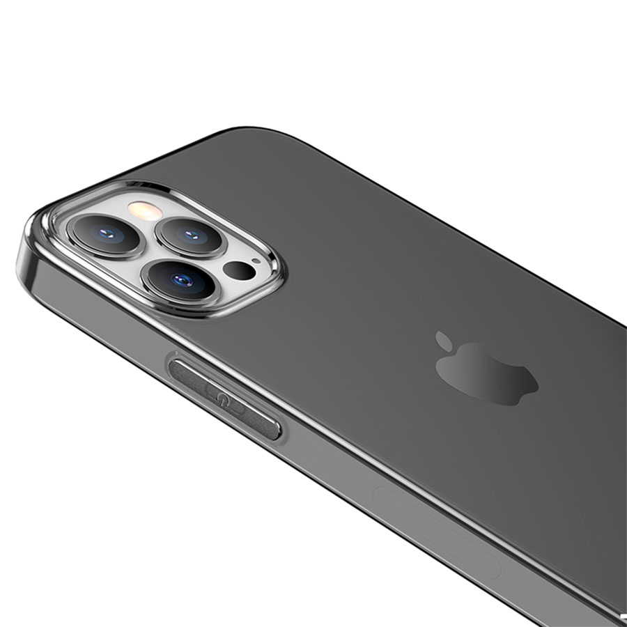 Чехол HOCO TPU Light Series для iPhone 12 Pro Max 6.7", темно-прозрачный фото