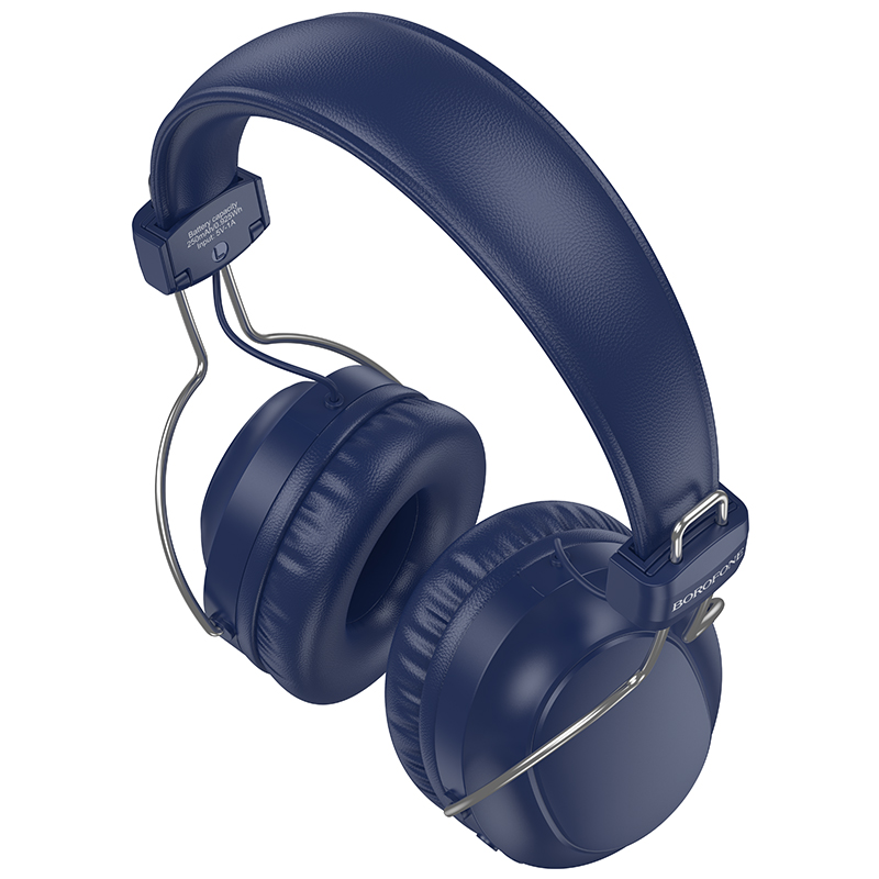 Беспроводные наушники накладные BOROFONE BO33 Melody, Bluetooth, синий фото