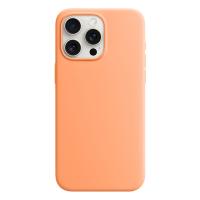 Чехол Silicone Case with MagSafe и Анимация цвета для iPhone 15 Pro Max 6.7", Апельсиновый сорбет Orange Sorbetа (7) фото
