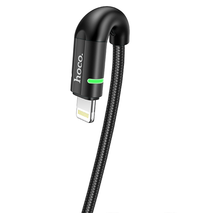 Кабель USB HOCO U93 Shadow USB - Lightning, 2.4А, 1.2 м, черный оптом недорого с доставкой Кабель USB HOCO U93 Shadow USB - Lightning, 2.4А, 1.2 м, черный фото