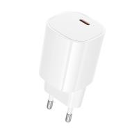 Сетевое зарядное устройство BOROFONE BA103A Pudding 1xUSB-C, 20W, белый фото