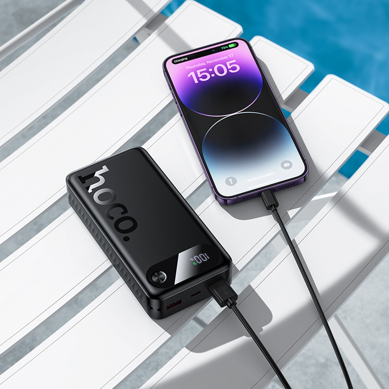 Портативный аккумулятор HOCO J154A Victorious, 22.5W, 20000 мА⋅ч, черный фото