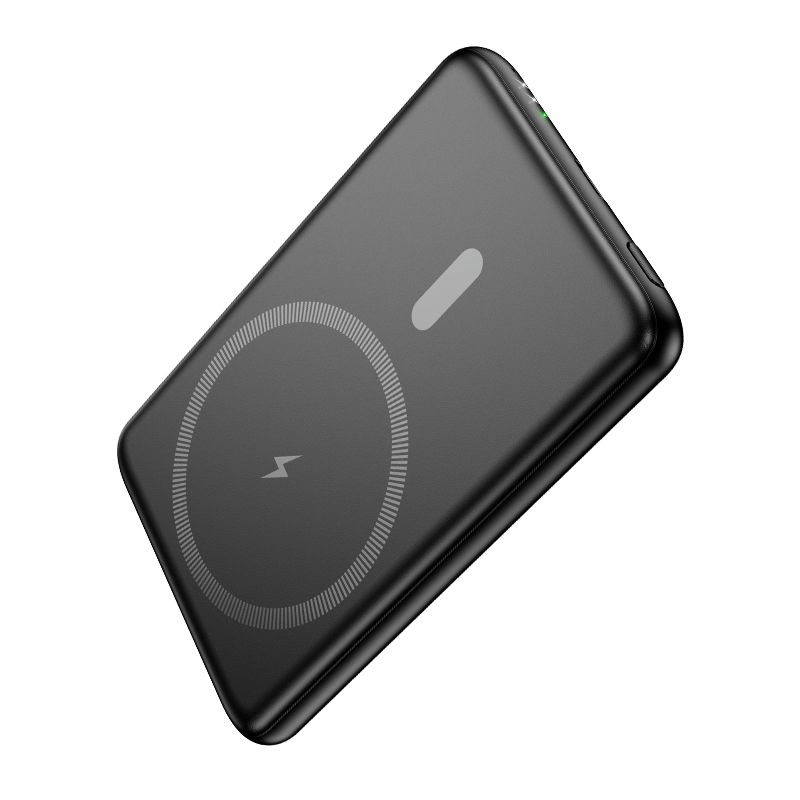 Портативный аккумулятор HOCO J140A Tony, с беспроводной зарядкой, 20W, 5000 мА⋅ч, черный фото