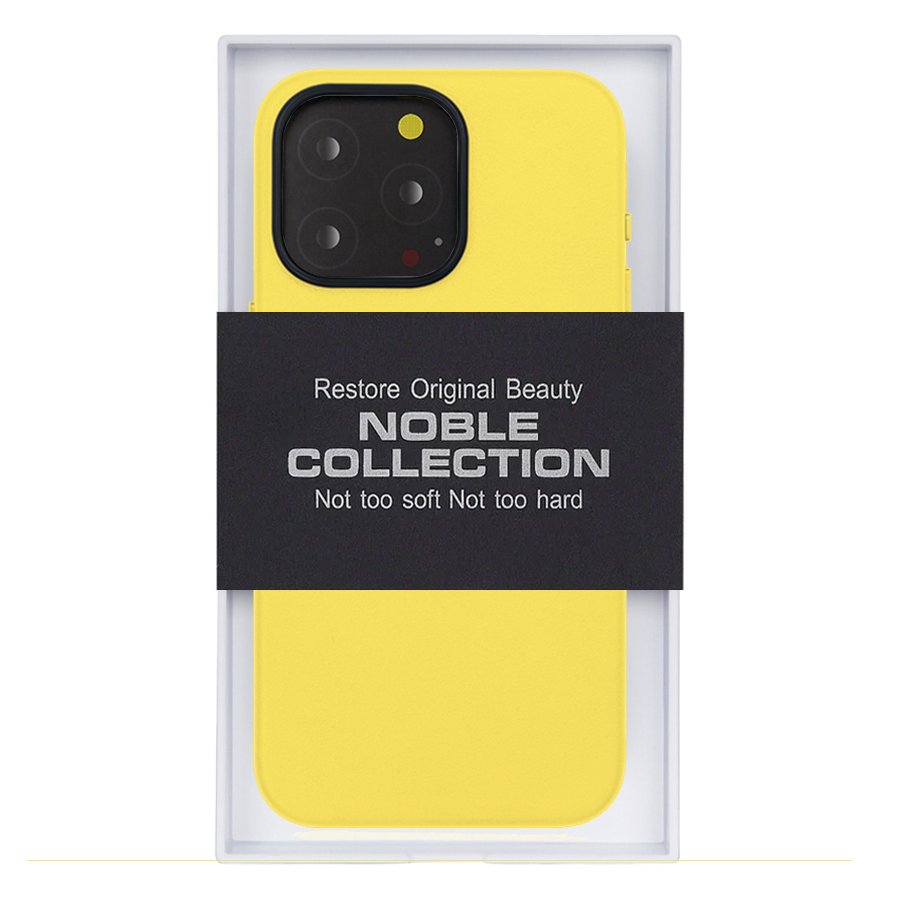 Чехол Leather Case KZDOO Noble Collection для iPhone 15 Pro 6.1", желтый (4) фото