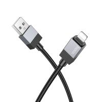 Кабель USB HOCO X110 Honorific USB - Lightning, 2.4А, 1 м, черный фото