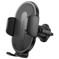 Автомобильный держатель BOROFONE BH133 Rio, зажимной, на воздуховод, черный фото