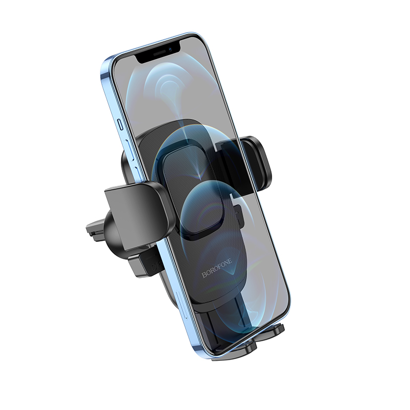 Автомобильный держатель BOROFONE BH69 air, зажимной, на воздуховод, черный фото
