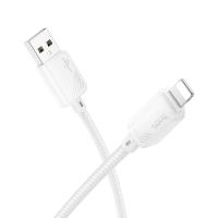 Кабель USB HOCO X113 Beneficio USB - Lightning, 2.4А, 1 м, белый фото
