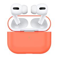 Чехол силиконовый для AirPods 3, персиковый (10) фото