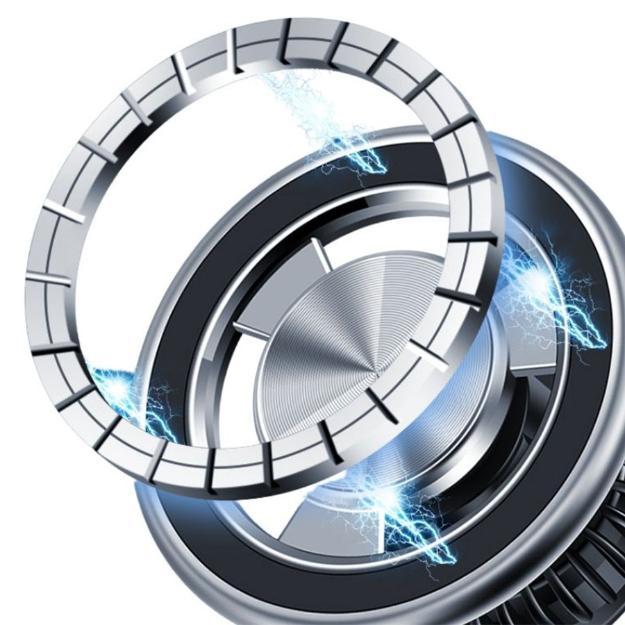 Автомобильный держатель JMARY MH-77, магнитный, на воздуховод, черный фото