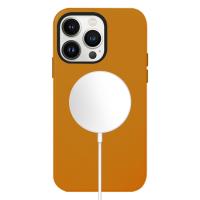 Чехол Leather Case with MagSafe KZDOO Mag Noble Collection для iPhone 13 Pro 6.1", оранжевый (2) фото