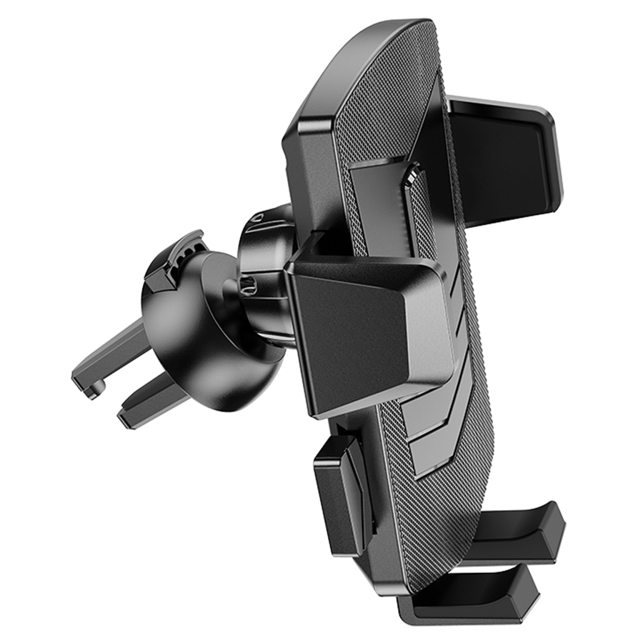 Автомобильный держатель HOCO CA86 Davy, зажимной, на воздуховод, черный фото