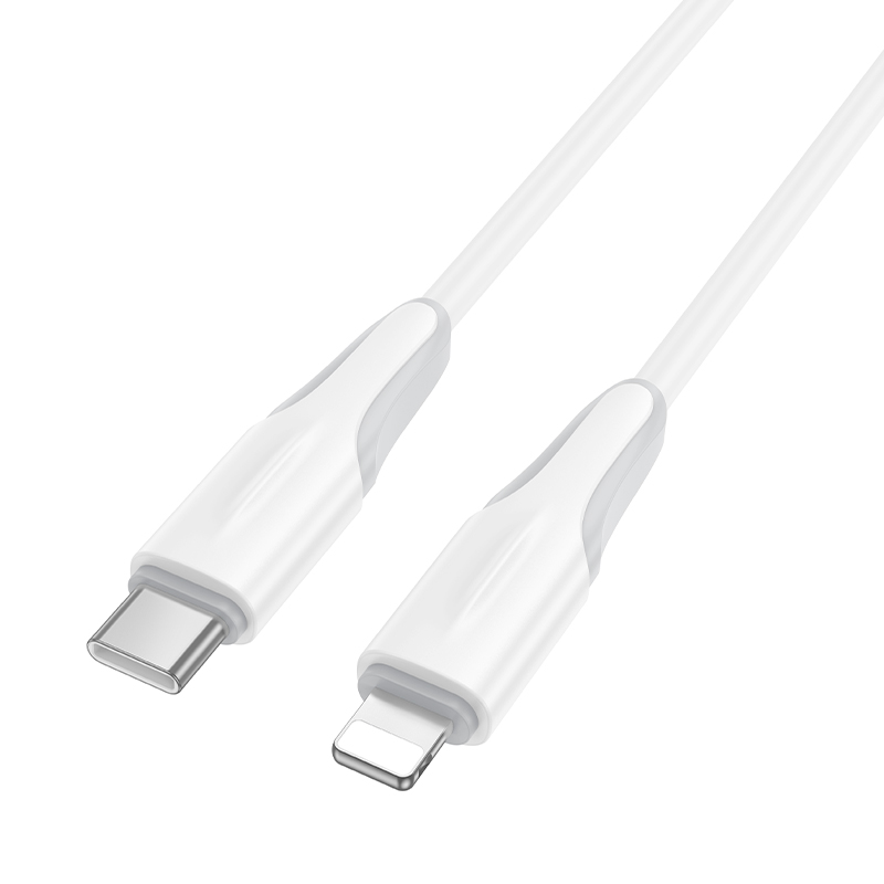 Кабель USB-C BOROFONE BX119 New Type-C - Lightning, 27W, 1 м, белый фото